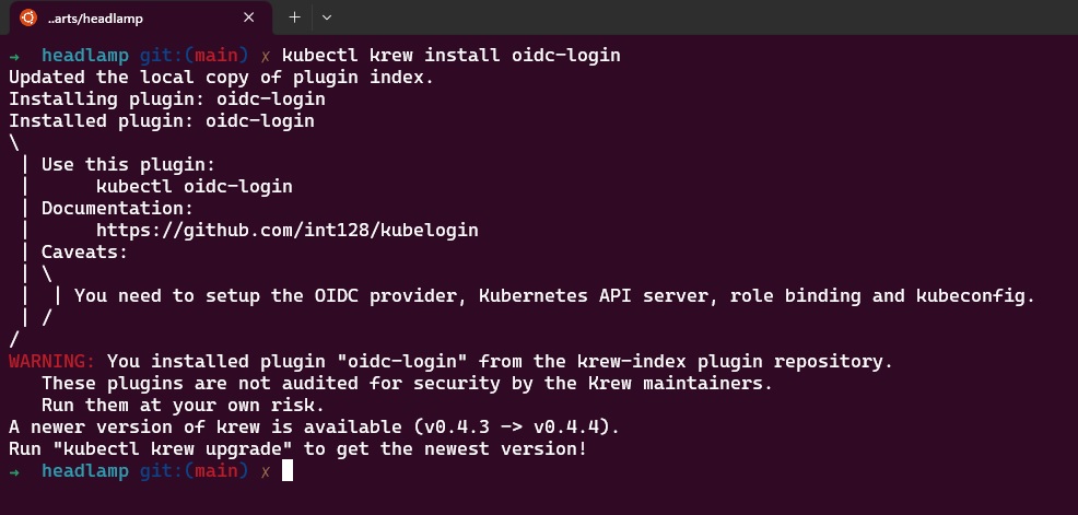 OIDC Login Install