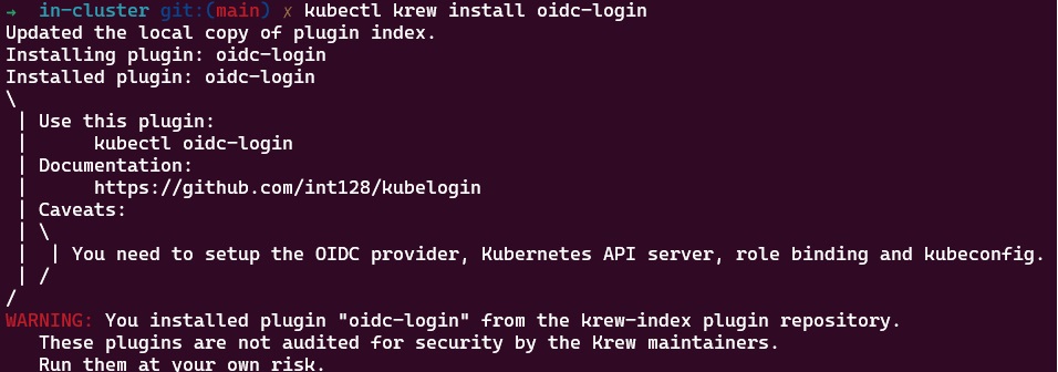 OIDC Login Install