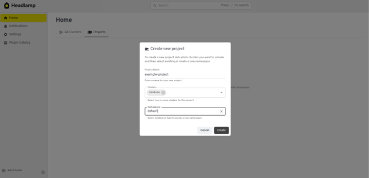 Create New Project